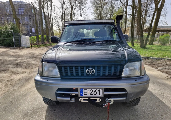 Toyota Land Cruiser cena 17900 przebieg: 320000, rok produkcji 1997 z Łódź małe 106